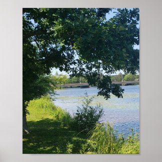 Affiche Lac Tomahawk Wisconsin