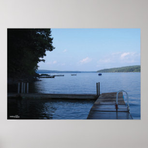 Affiche Lac Wallenpaupack : Docks