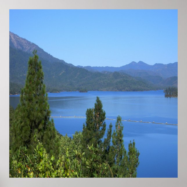 Affiche Lac Whiskeytown en été..... (Devant)