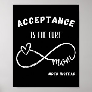 Affiche L'Acceptation Est Le Traitement De La Sensibilisat
