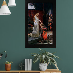 Affiche L'accolade d'Edmund Blair Leighton