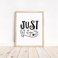 Lâchez prise - Motivation minimaliste Boho 
