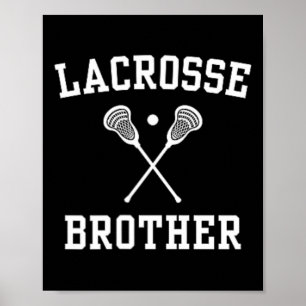 Affiche Lacrosse Brother à poitrine gauche Logo Lacrosse L