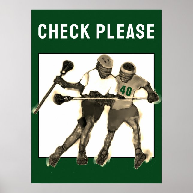 Affiche Lacrosse Cool (Devant)