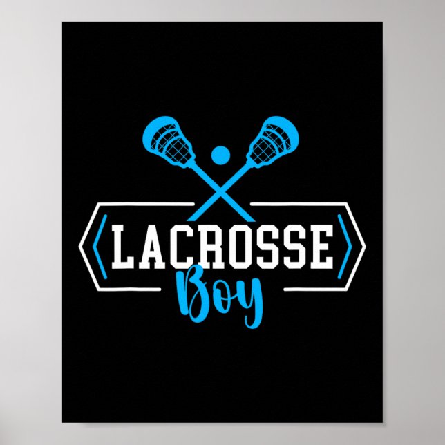 Affiche Lacrosse Garçon Lacrosse Jeunes Garçons 1 (Devant)