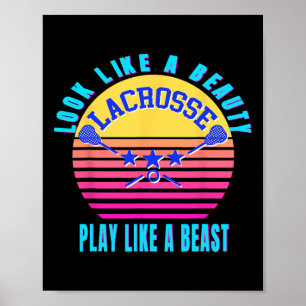 Affiche Lacrosse Goalie Girl Shirt Funny Gift Girl Women P