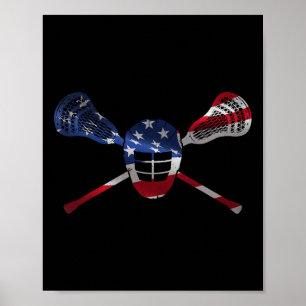 Affiche Lacrosse Joueur Et Entraîneur Relax Bro Lax Lover