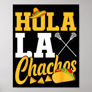 Affiche Lacrosse lax mexicain cinq de mai hola laxchachos