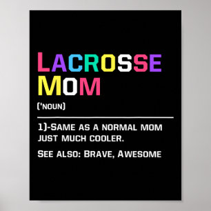 Affiche Lacrosse Maman Drôle Définition Lax Lover Lacrosse