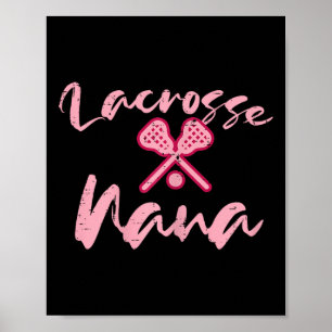 Affiche Lacrosse Nana Cute Maman Grand-mère Sports Grand-m
