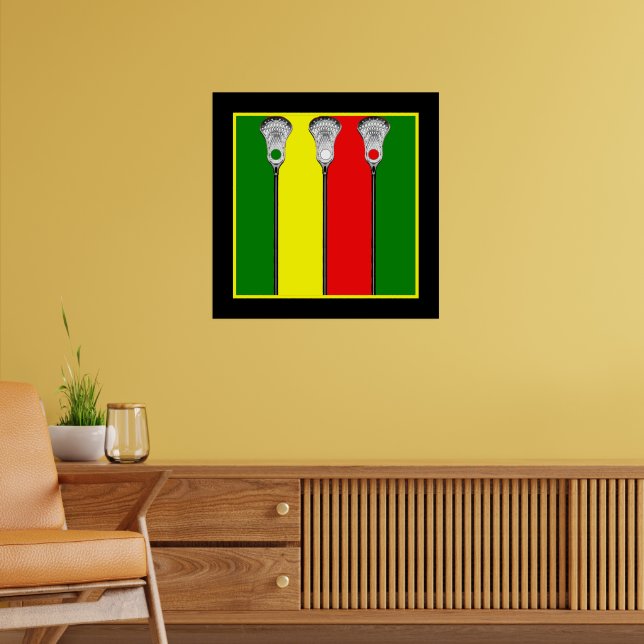 Affiche Lacrosse Sports Art (Salon 2)