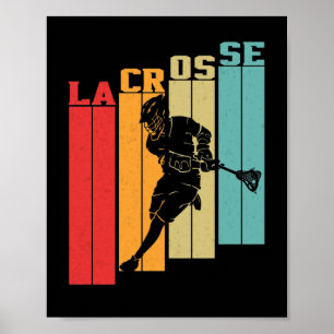 Affiche Lacrosse vintage