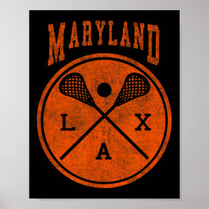 Affiche Lacrosse vintage Maryland Lacrosse Perdue Lax