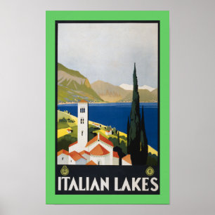 Affiche Lacs italiens