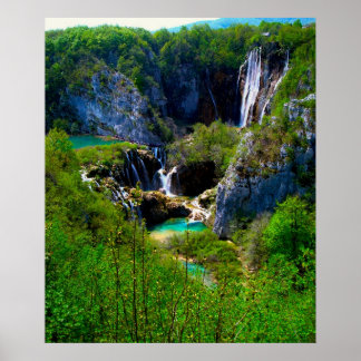 Affiche Lacs Plitvice