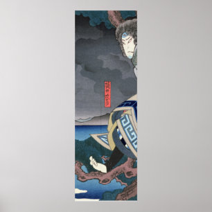 Affiche L'acteur Nakamura Utaemon IV