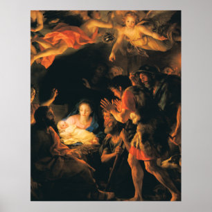 Affiche L'adoration des bergers