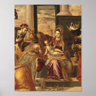 Affiche l'adoration des mages par le greco