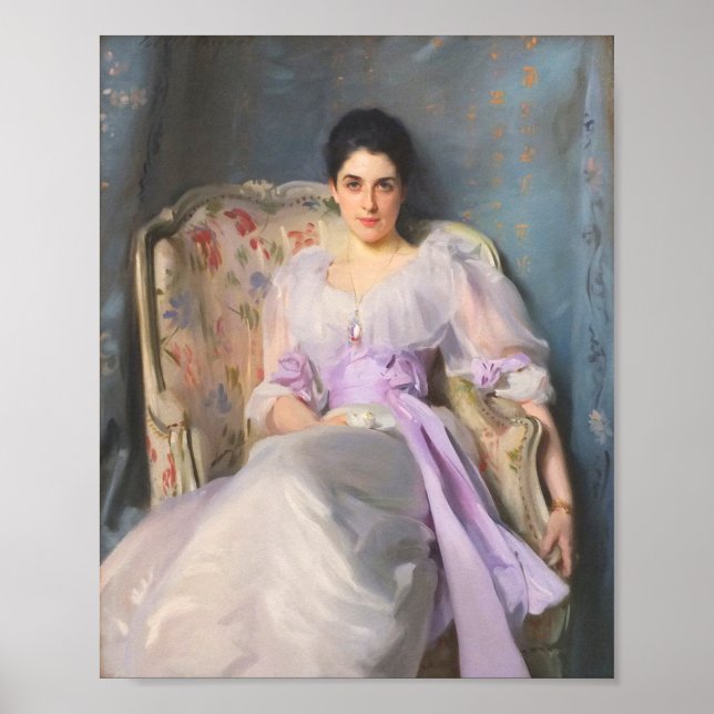 Affiche Lady Agnew de Lochnaw Peinture John Singer Sargent (Devant)