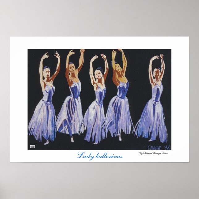 Affiche Lady ballerinas (Devant)
