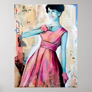 Affiche Lady Blue