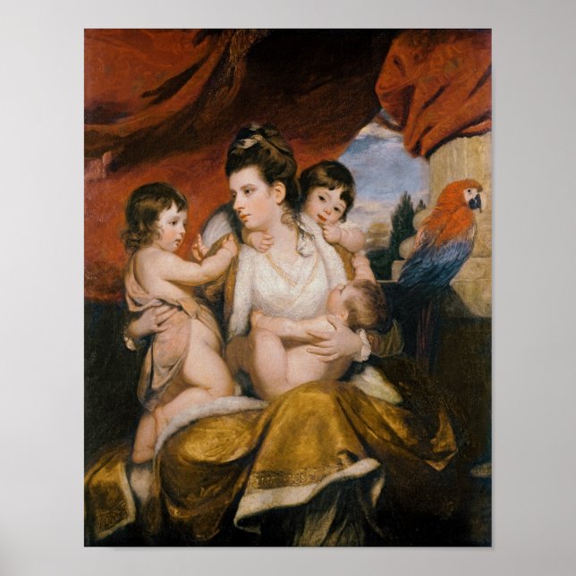 Affiche Lady Cockburn et ses trois fils aînés, 1773 (Devant)