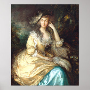 Affiche Lady de Dunstanville Thomas Gainsborough Fine Art