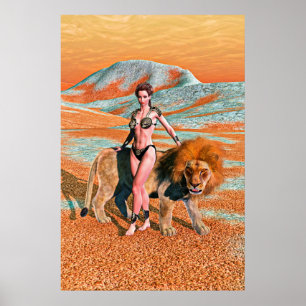 Affiche Lady et Lion
