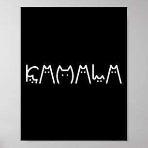 Affiche Lady Fun Chat Dames Sans Enfants Pour Harris 2024