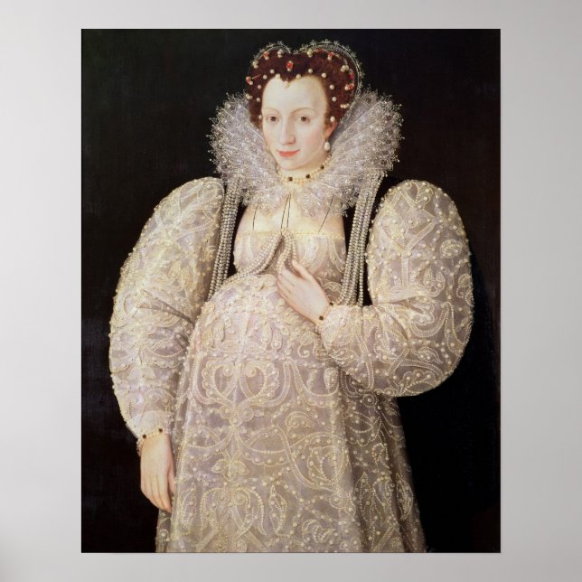 Affiche Lady inconnue, c.1595-1600 (Devant)