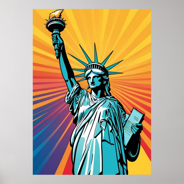 Affiche Lady Liberty (Devant)