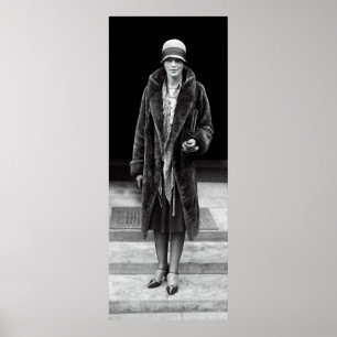 Affiche "LADY LINDY" AMELIA EARHART en 1928