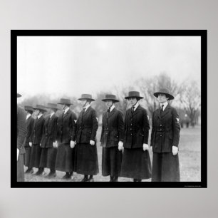 Affiche Lady Lineup de la marine américaine 1912