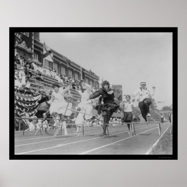 Affiche Lady Low Hurdle Race à Washington, DC 1922 (Devant)