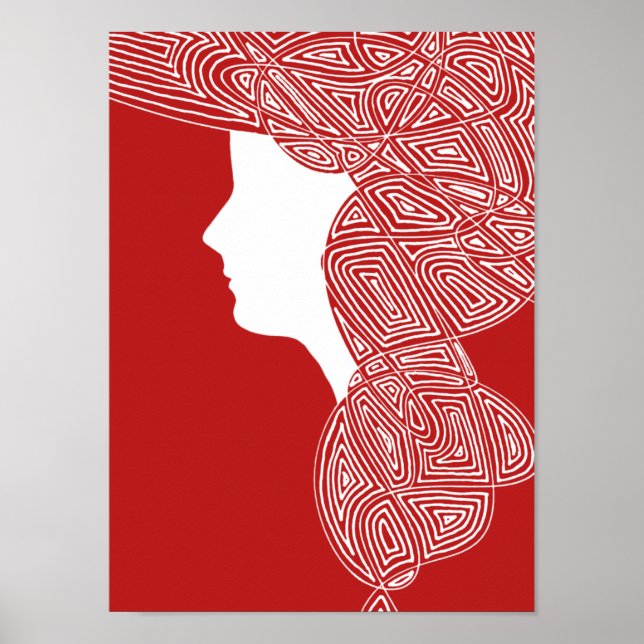Affiche Lady Red (Devant)