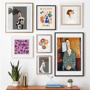 Affiche Lady Roma Valentina Mode Artistique Sophistiquée