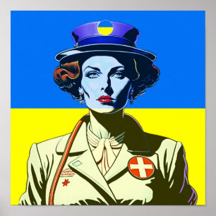 Affiche Lady Ukraine