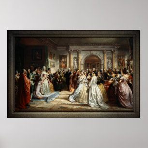 Affiche Lady Washington's Reception Day by D. Huntington