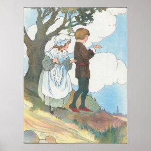 Affiche Ladybird, coccinelle, fuyez chez vous !