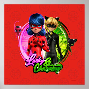 Affiche Ladybug & Cat Noir   Lucky & Charming