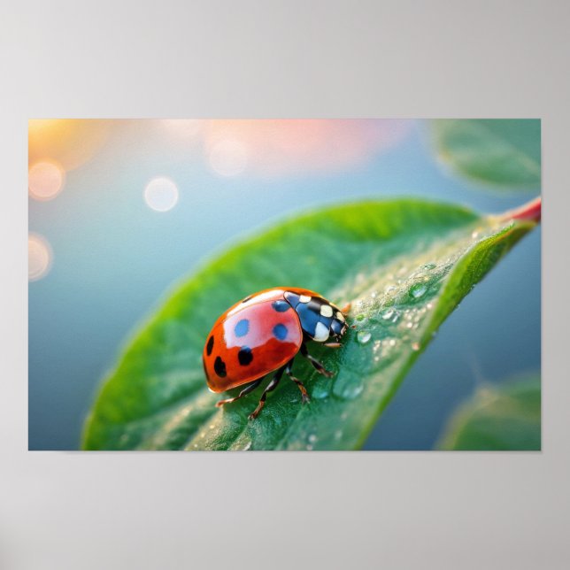 Affiche Ladybug Nature Colorée Faune Sérénissime Tranquill (Devant)