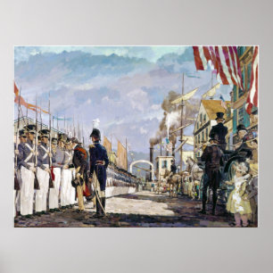 Affiche Lafayette et la Garde nationale par Ken Riley