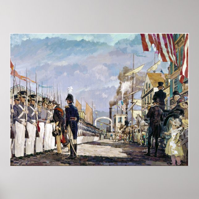 Affiche Lafayette et la Garde nationale par Ken Riley (Devant)