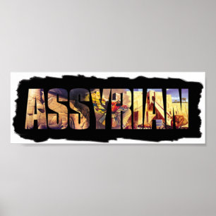 Affiche L'affiche assyrienne de mot