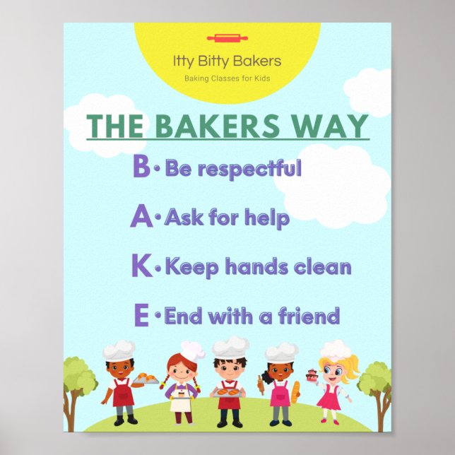 Affiche L'affiche Baker's Way (Devant)