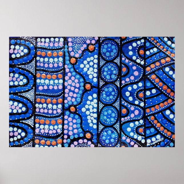 Affiche L'affiche bleu du voyage (Devant)