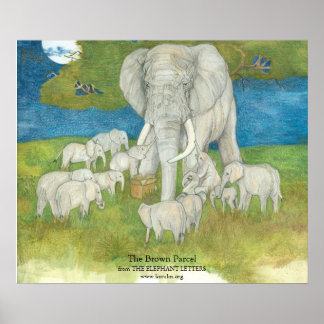 Affiche L'affiche Brown des colis