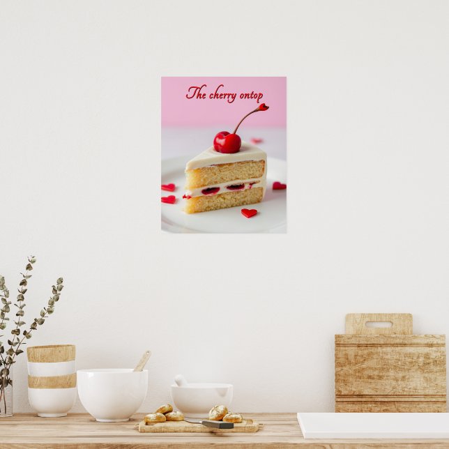 Affiche L'affiche Cerise sur le toit (Cuisine)