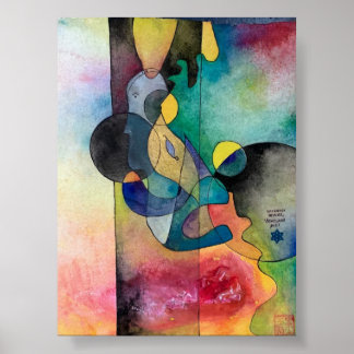 Affiche L'affiche d'art de Healer blessé