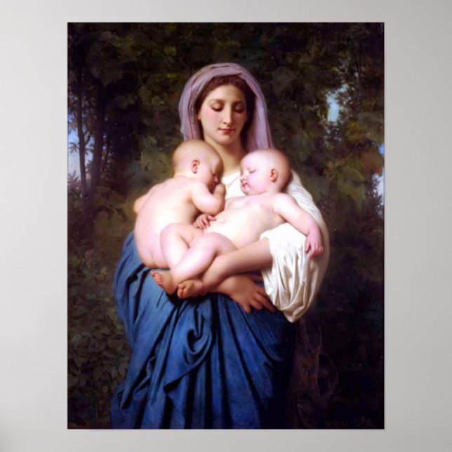 Affiche L'affiche de bienfaisance du Maître Bouguereau (Devant)